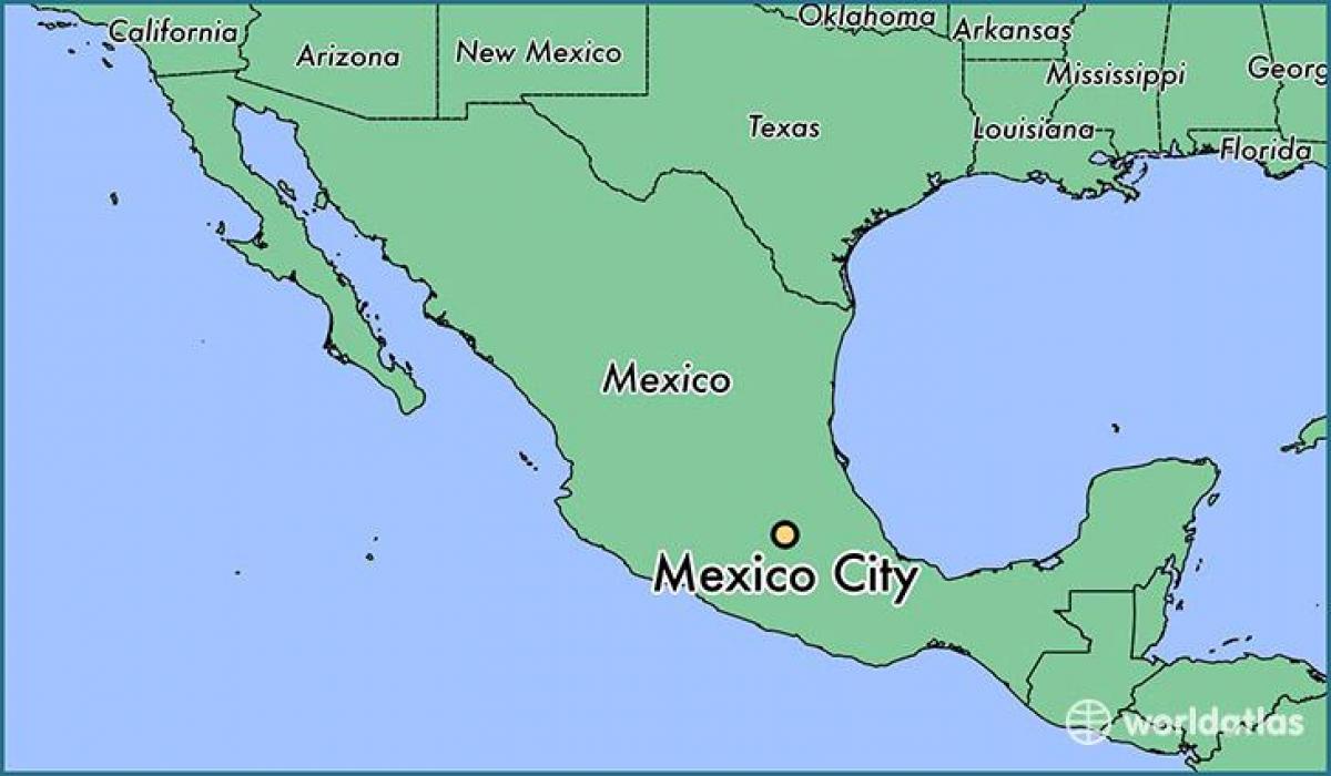 ipakita ang isang mapa ng Mexico