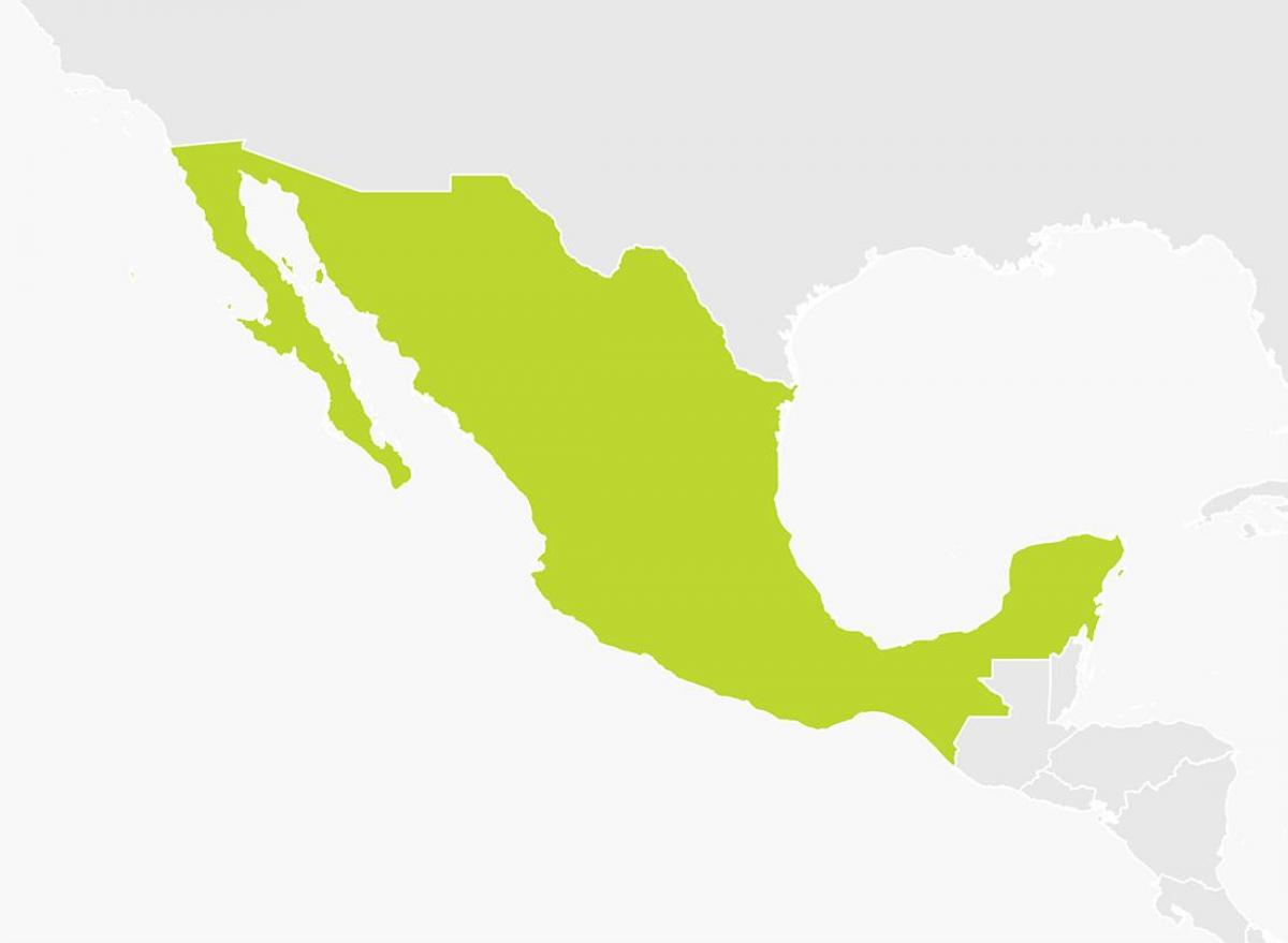 mapa ng Mexico png