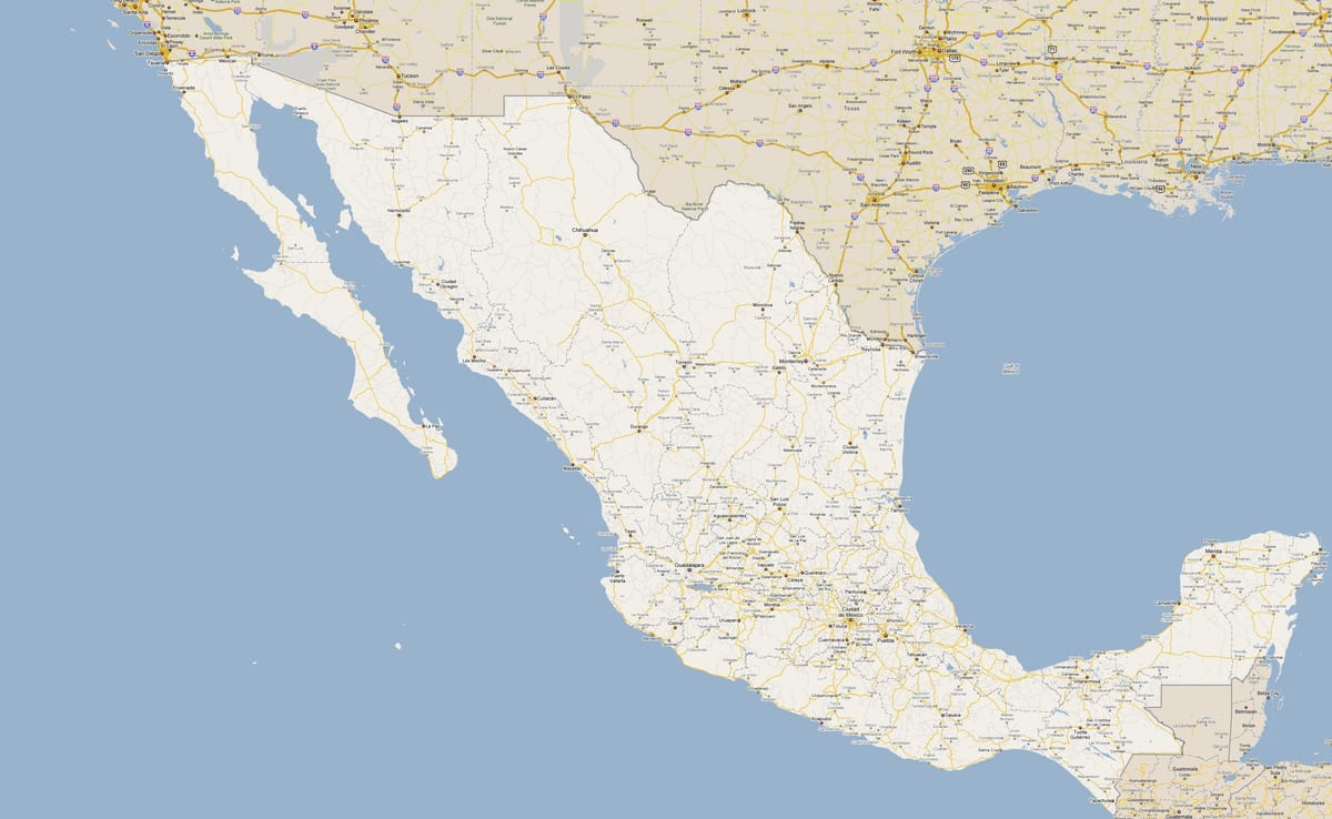 mapa ng Mexico stadium