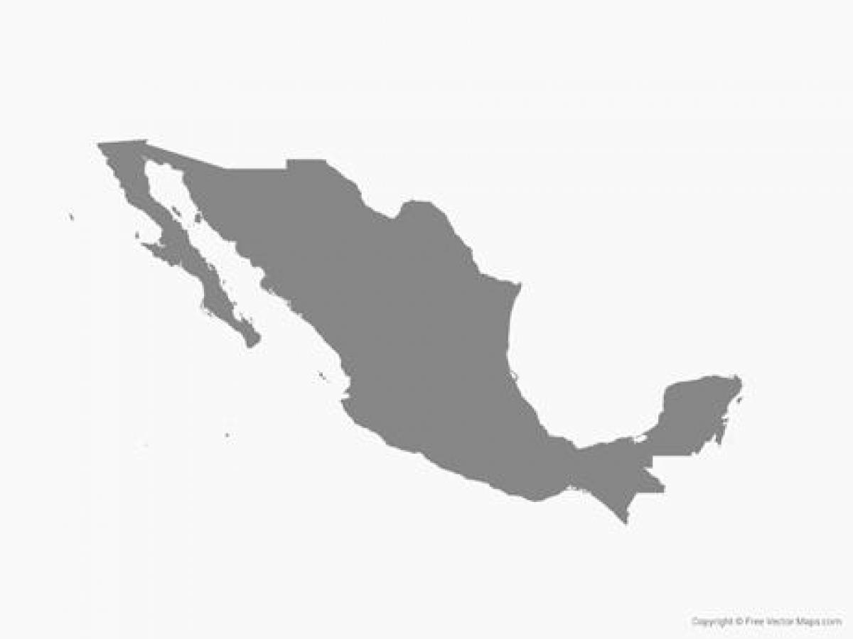 Mexico vector mapa