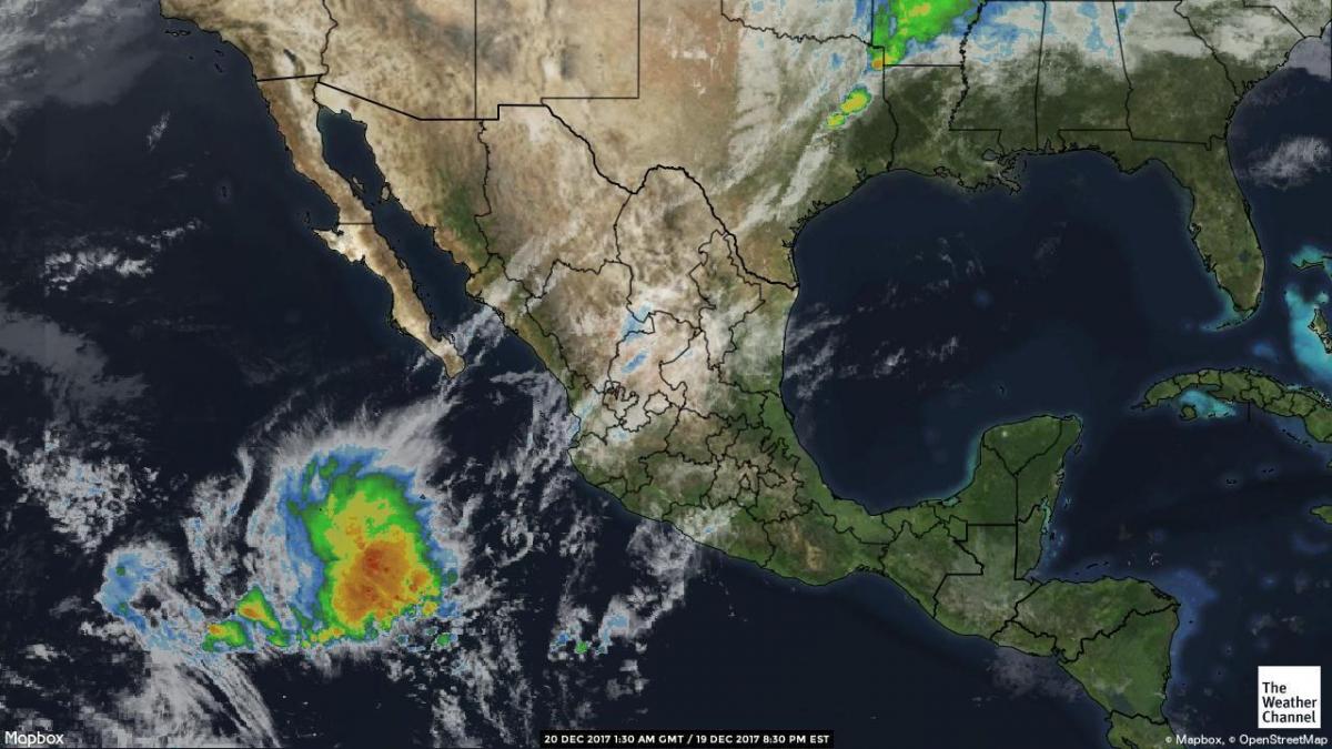 weather radar mapa ng Mexico