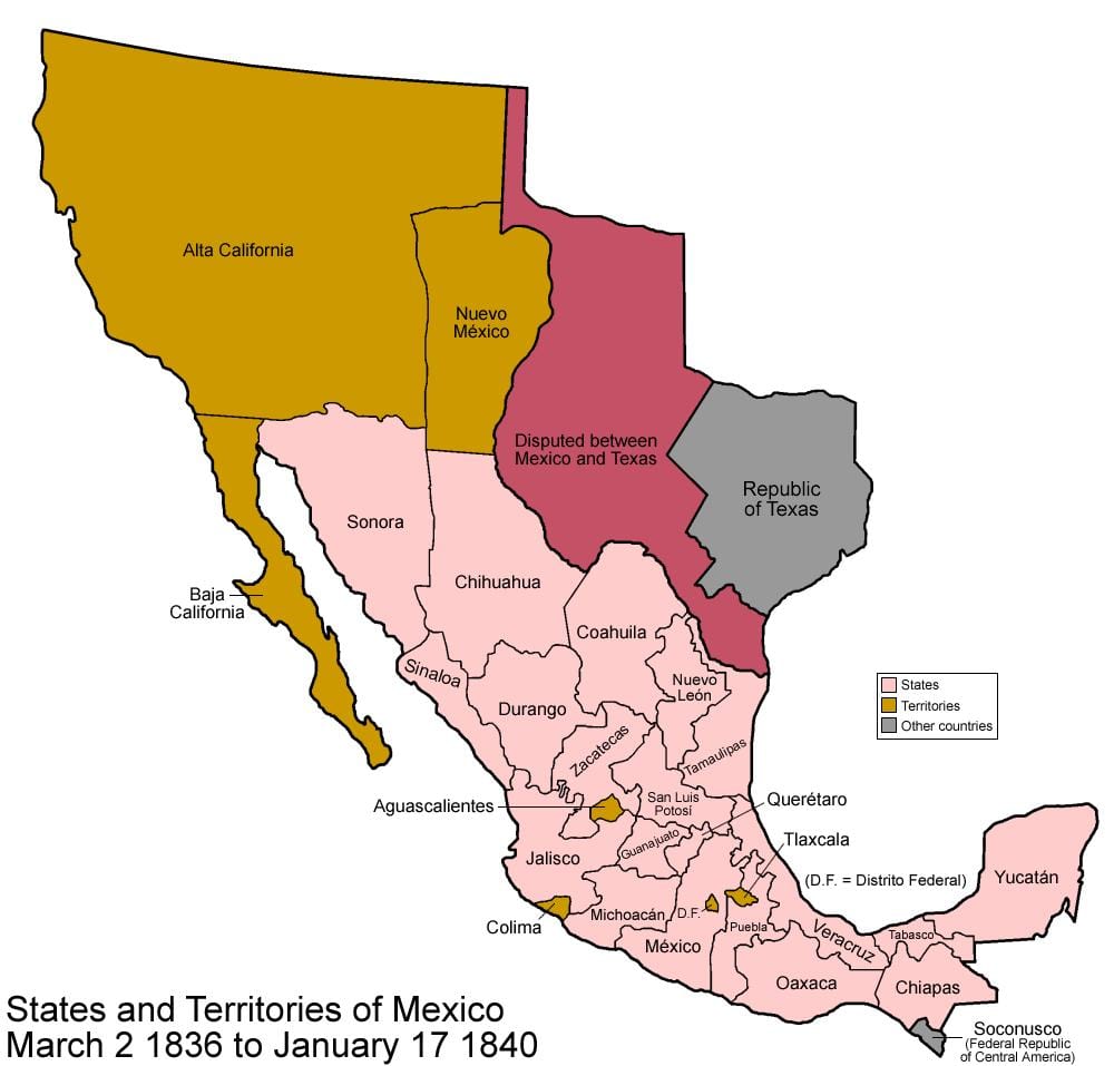 orihinal na mexican na mga mapa
