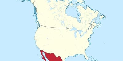 Mexico at amerika mapa