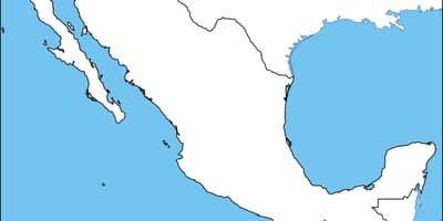 Blangko Mexico map
