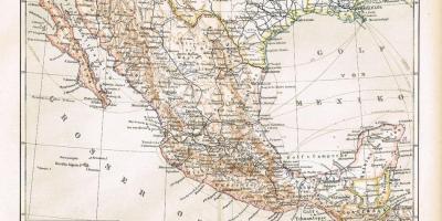 Mexico lumang mapa