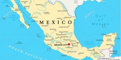 Mexico mapa ng lungsod