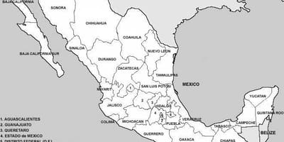 Mapa ng Mexico county