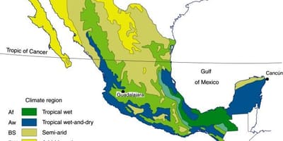Klima mapa ng Mexico