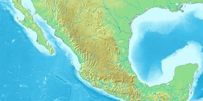 Mapa ng Mexico lupain