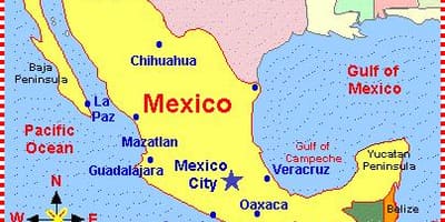 Mapa ng Mexico