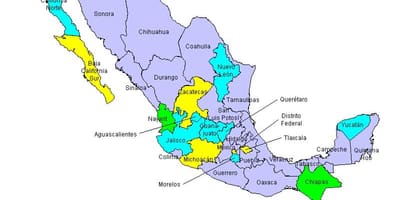 Mapa ng Mexicos unidos