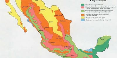 Mapa ng Mexico natual ressources