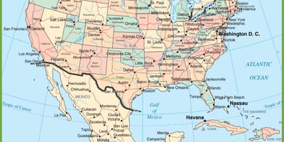 Mapa ng Mexico sa amin