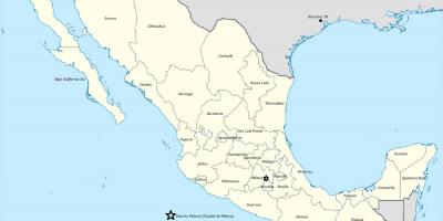 Estado ng Mexico map