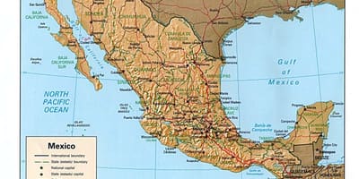 Mexico orihinal na mapa
